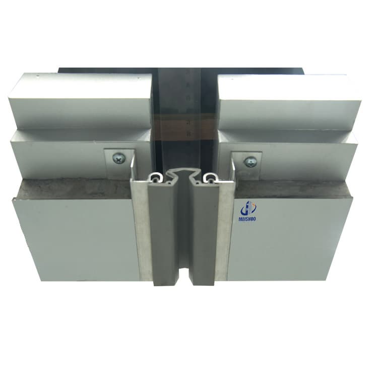 Ceiling rubber grey aluminum expansion joint cover